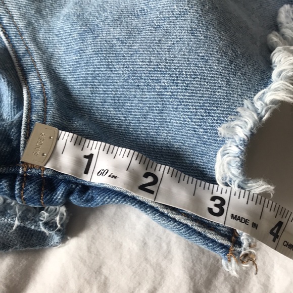 Madewell The Perfect Jean Distressed Denim Shorts 100% Cotton - Picture 10 of 11